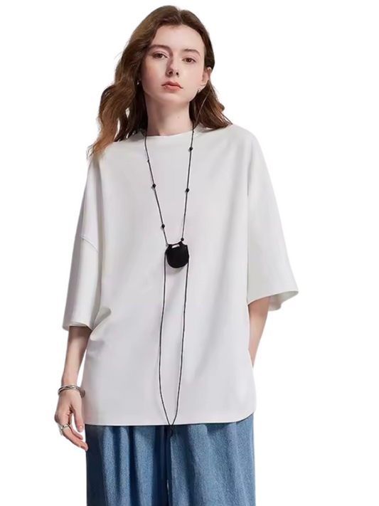 Oversized White Top